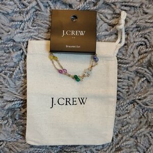 J. Crew Colorful Beaded Bracelet Set